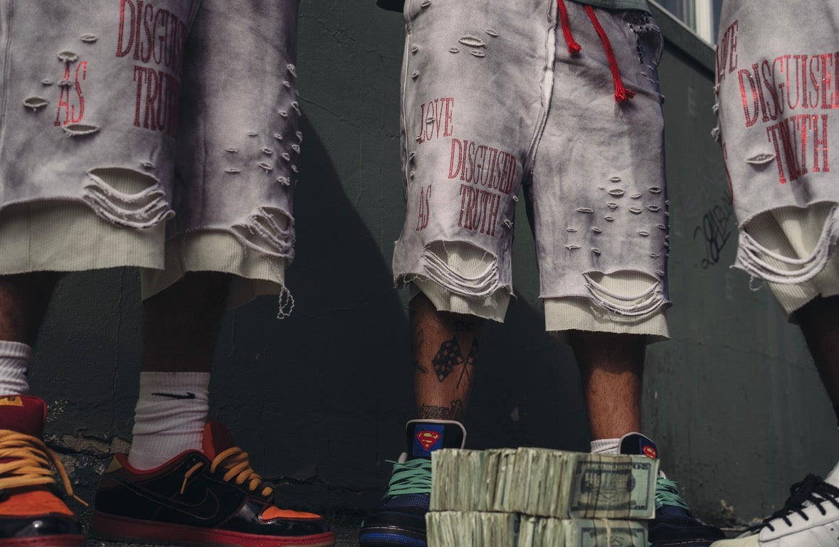 Long Thermal Distressed shorts, ONLY 30 MADE